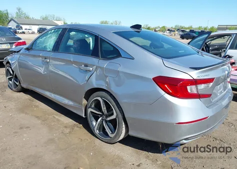 2022 Honda Accord Hybrid Sport from USA, damaged, VIN 1HGCV3F23NA027818